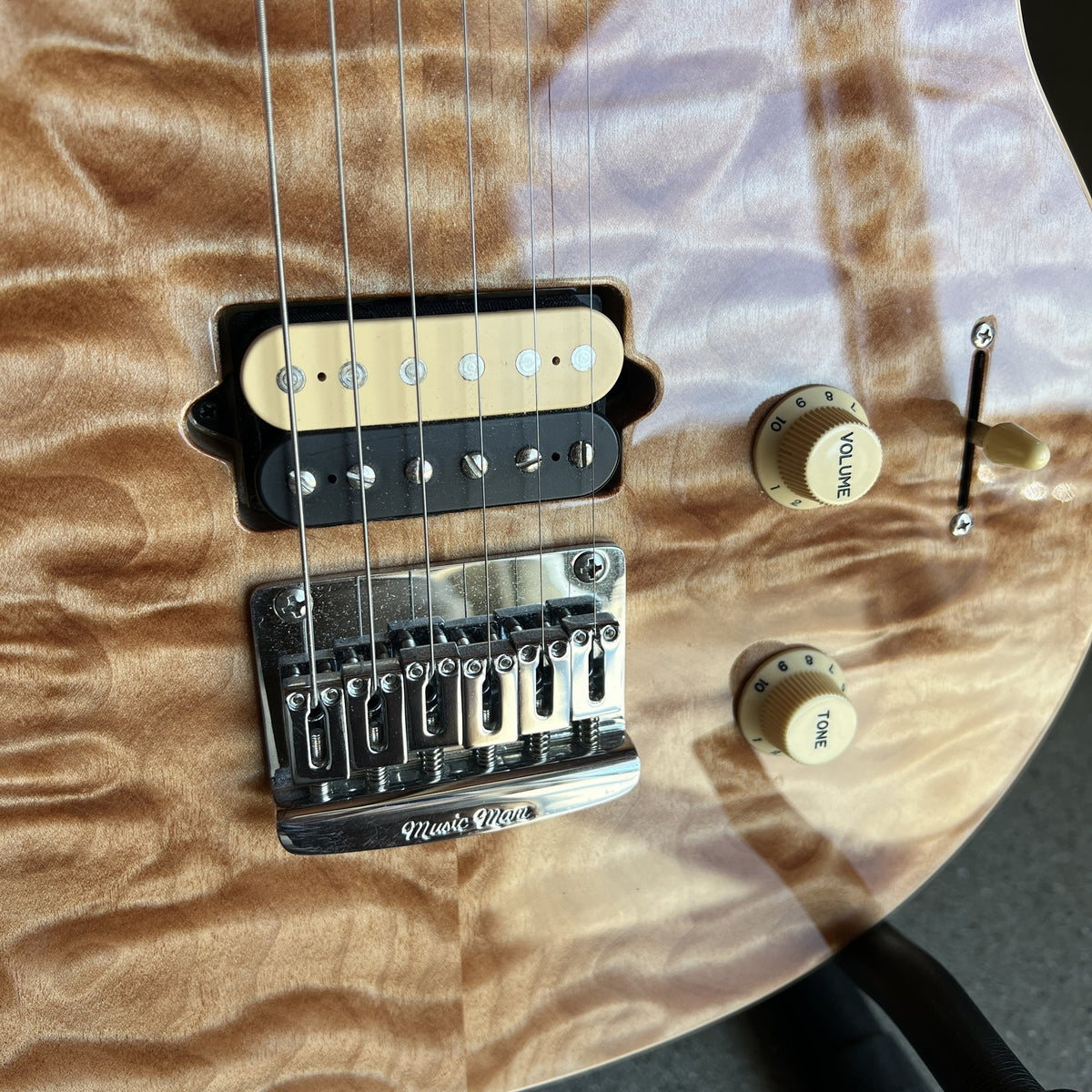 2020 Music Man Axis Super Sport HH Hardtail - Natural Quilt