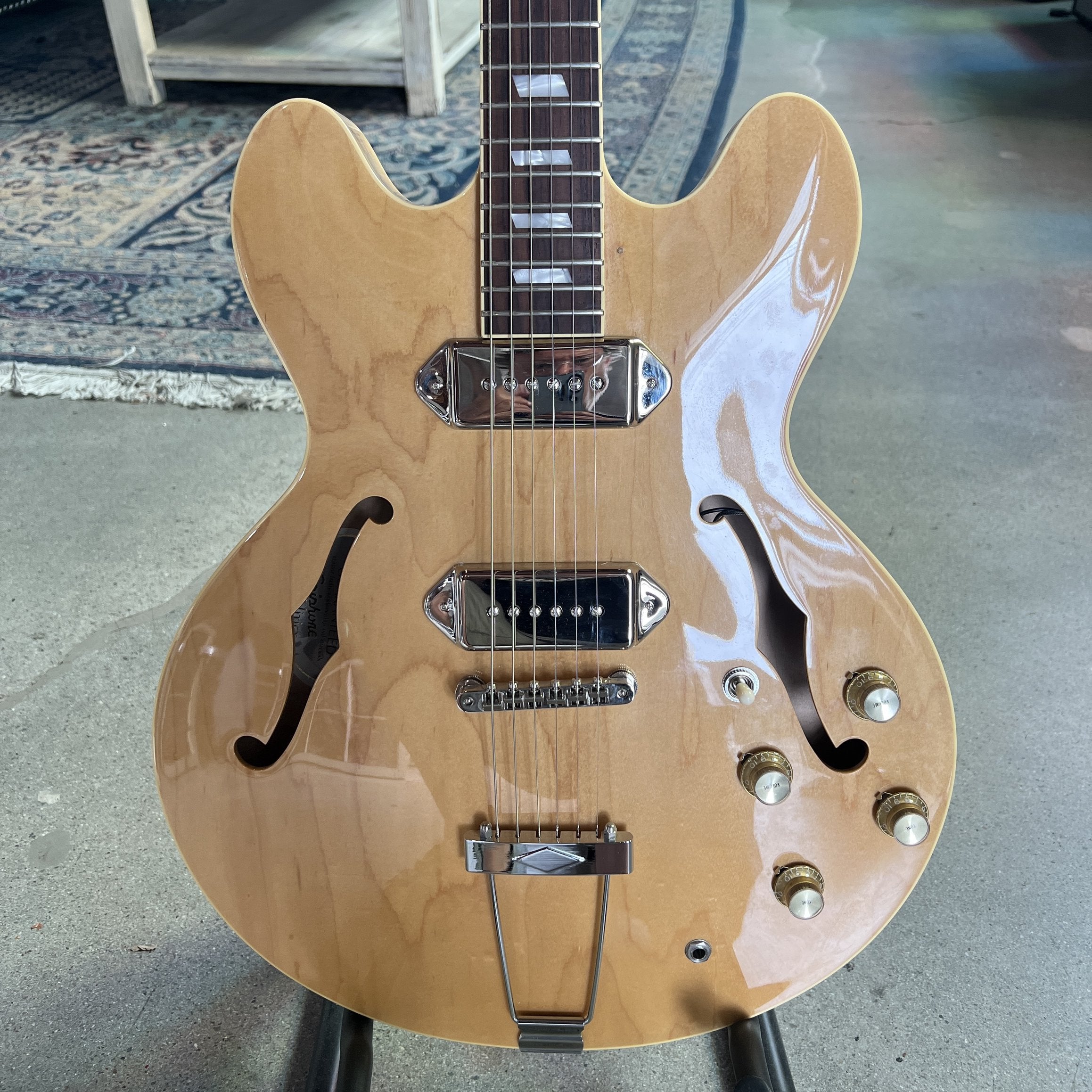 2011 Epiphone Elitist Casino – Natural (Made in Japan, Terada