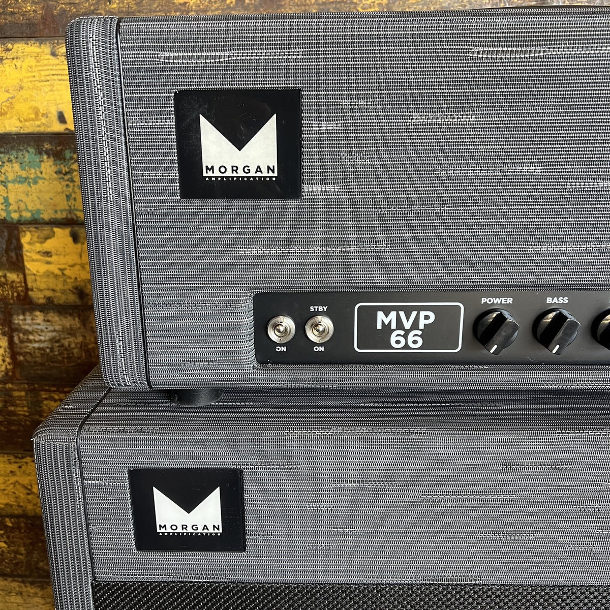 Morgan Amps MVP66 Head & Matching 2x12 Cabinet – Twilight Finish (Excellent Condition)