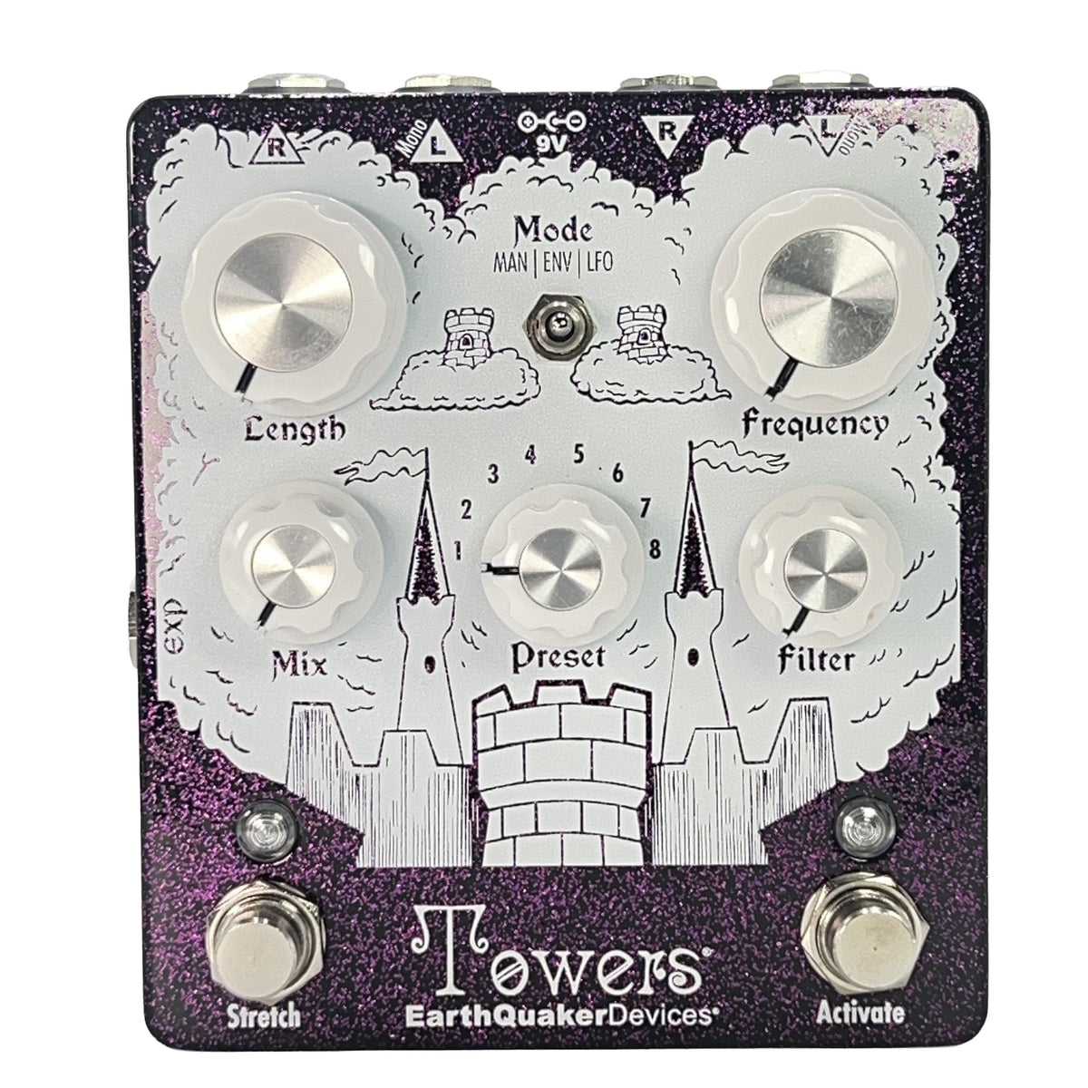 EarthQuaker Devices Towers - Purple Sparkle - Cottonwood Music Exclusive Color