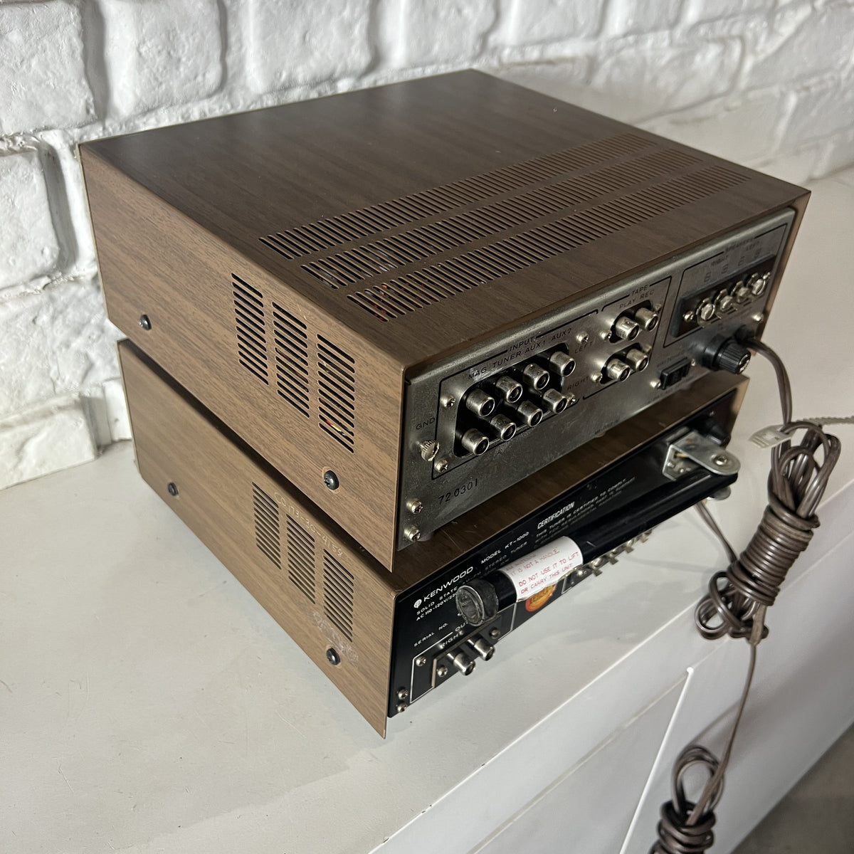 Vintage Kenwood KA-2000 Amplifier & KT-1000 Tuner Set | Fully Functional Solid-State Hi-Fi