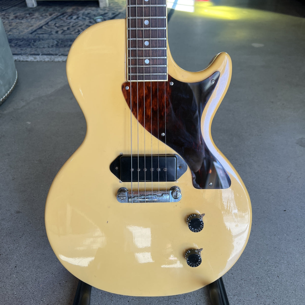 Vintage 1970s Ibanez "Lawsuit Era" Les Paul Junior Copy - TV Yellow (Set-Neck)