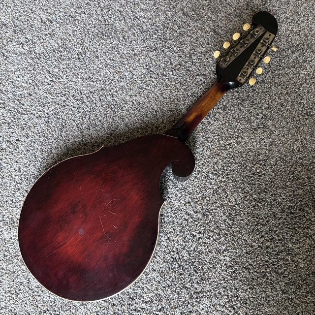 Vintage 1920’s Regal Acoustic Mandolin & Case Reverse Scroll