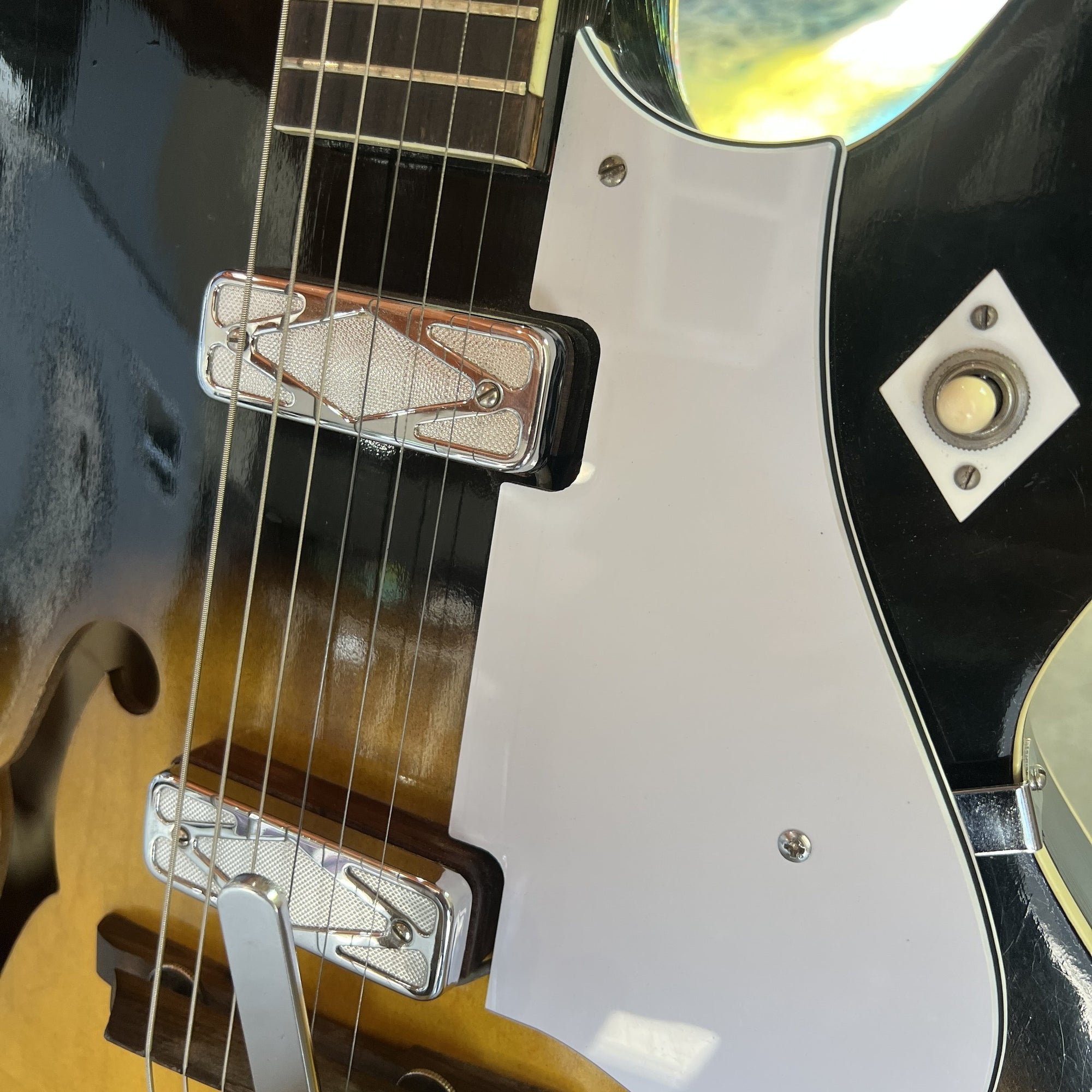 Vintage 1966/67 Silvertone 1439 Hollowbody Guitar