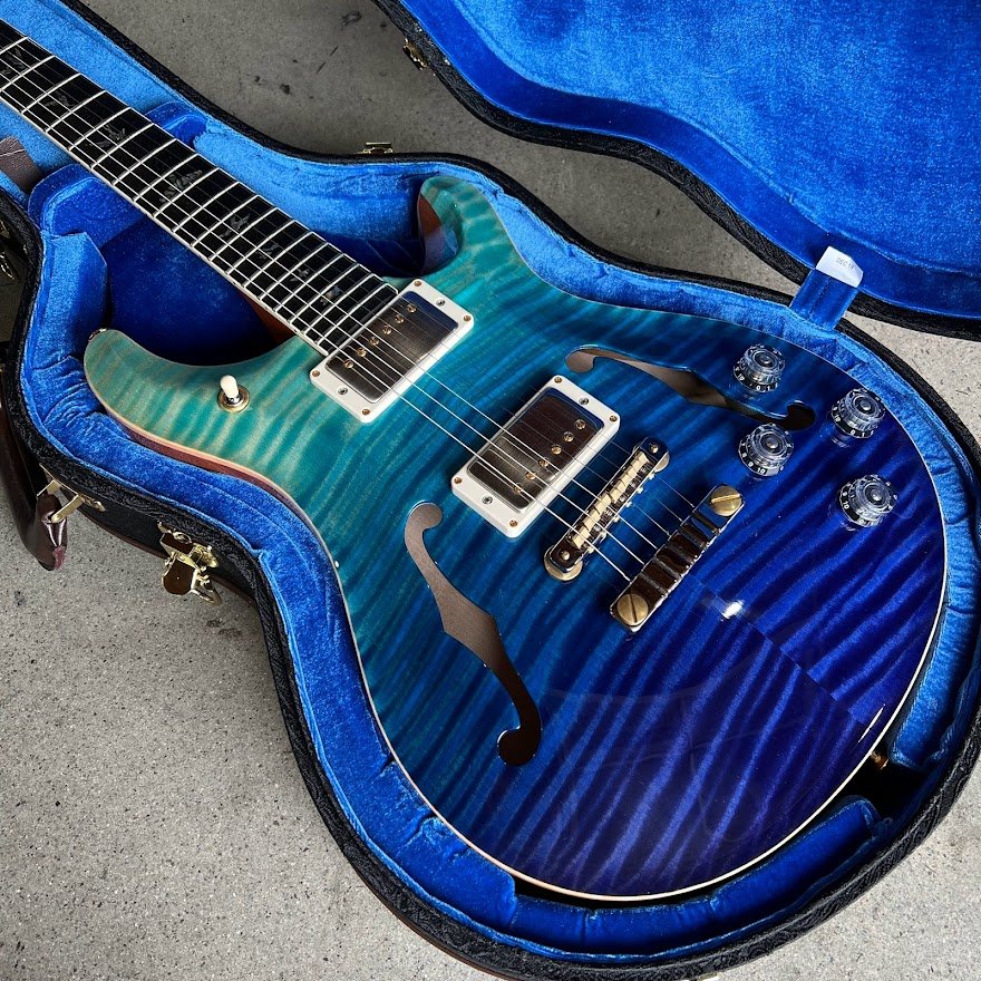 PRS McCarty 594 Hollowbody II Artist Package - Blue Fade
