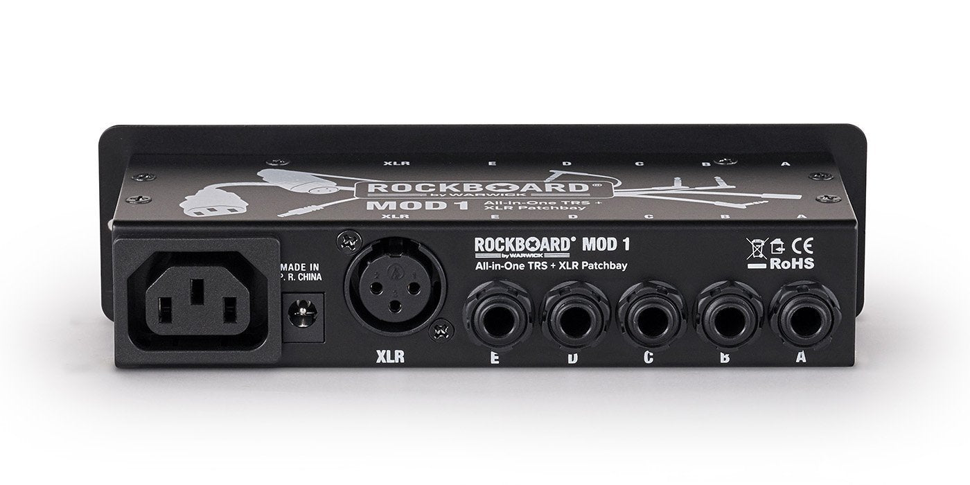 Rockboard MOD 1, V2 - Series Patch Bay MOD 1 with XLR