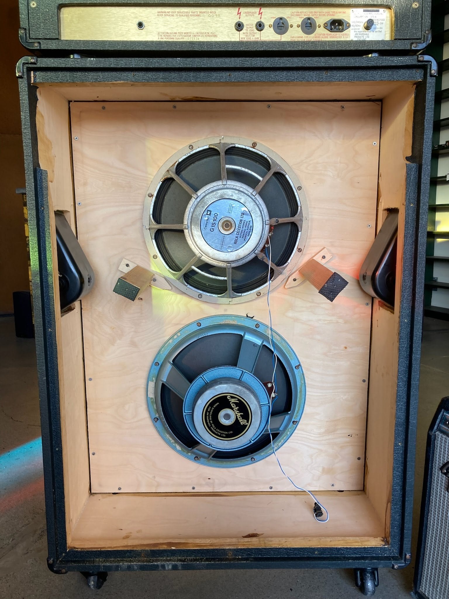 RARE Vintage Marshall 1981 2x15" Bass Cabinet