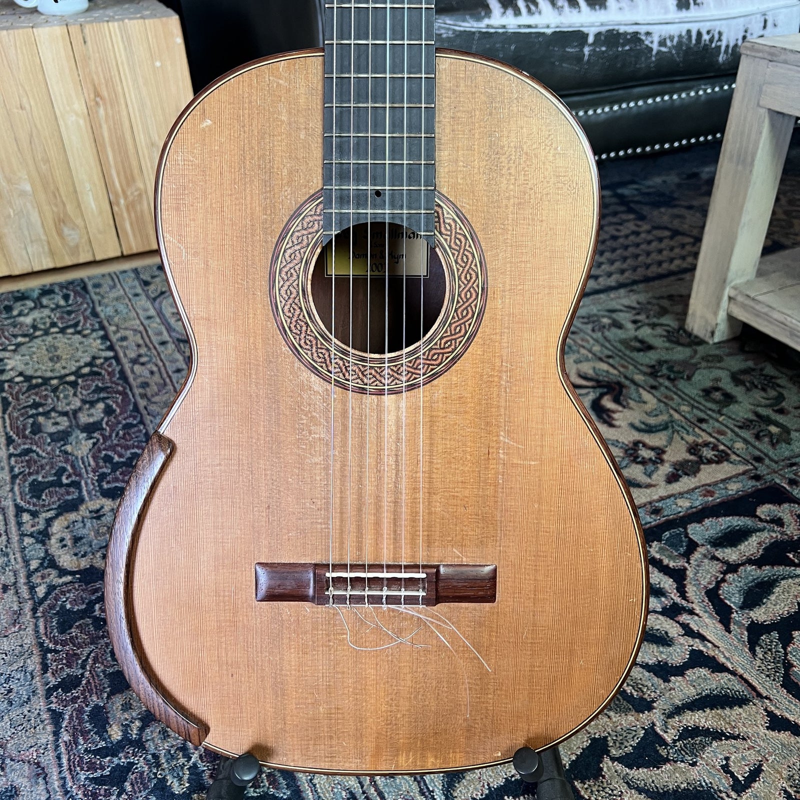 2003 Greg Smallman & Sons Concert Classical Guitar – Brazilian Rosewood & Western Cedar