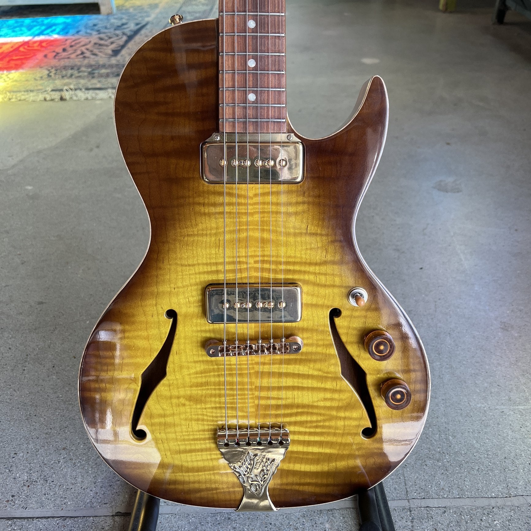 2017 B&G Little Sister Cutaway Private Build | Handmade P90 Guitar 