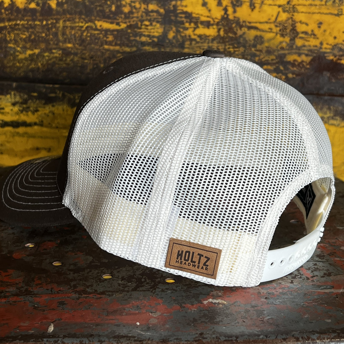 Cottonwood Music Emporium - Richardson Panel Trucker Hat - Chocolate Chip / Birch