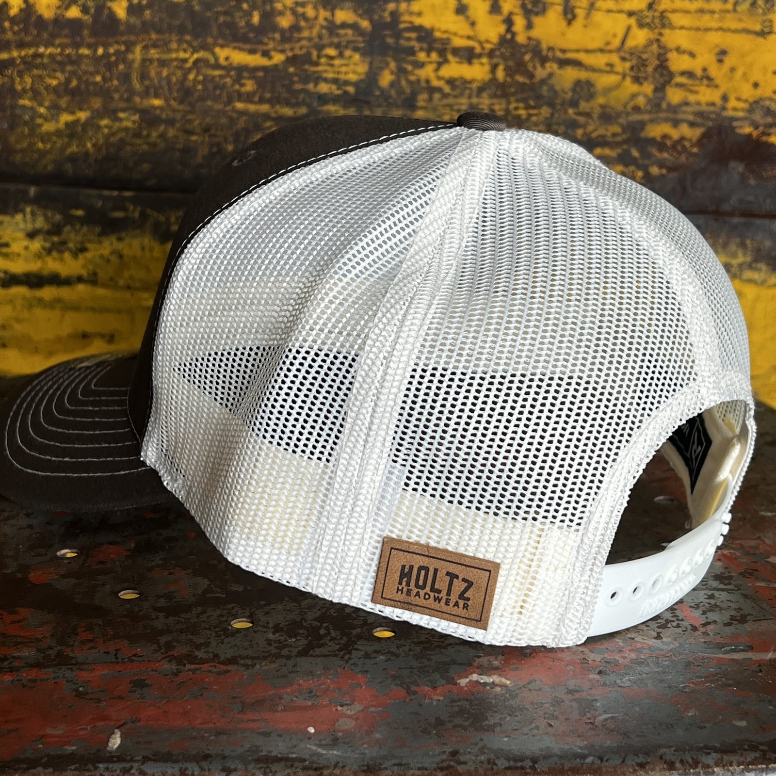 Cottonwood Music Emporium - Richardson Panel Trucker Hat - Chocolate Chip / Birch