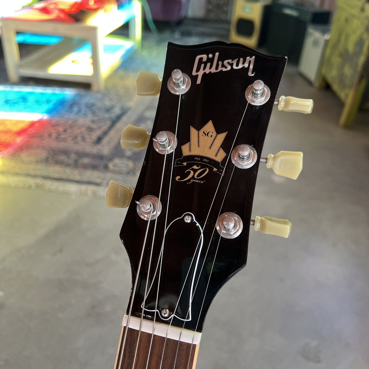 Robby Kreiger Owned Gibson 50th Anniversary SG Robby Krieger Signature (2012) – The Doors, Maestro Vibrola