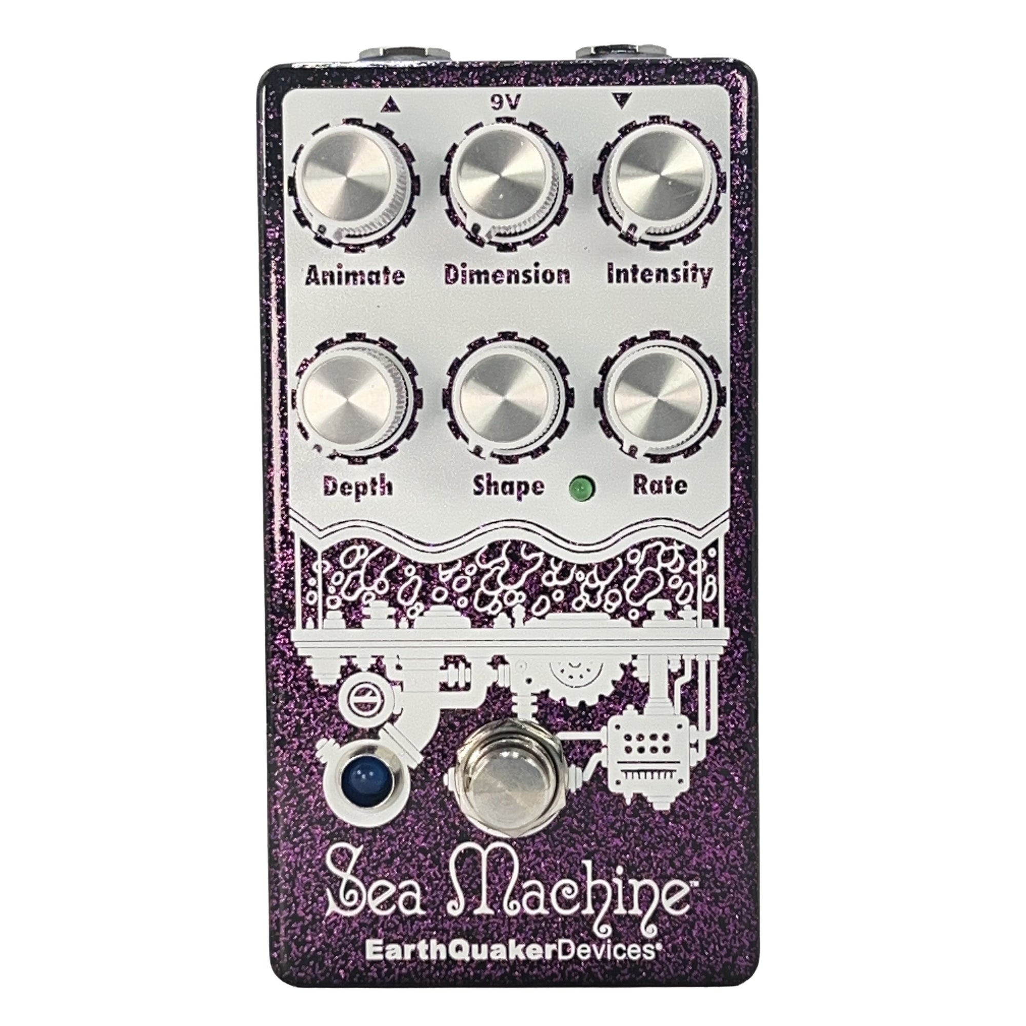 EarthQuaker Devices Sea Machine V3 - Purple Sparkle - Cottonwood