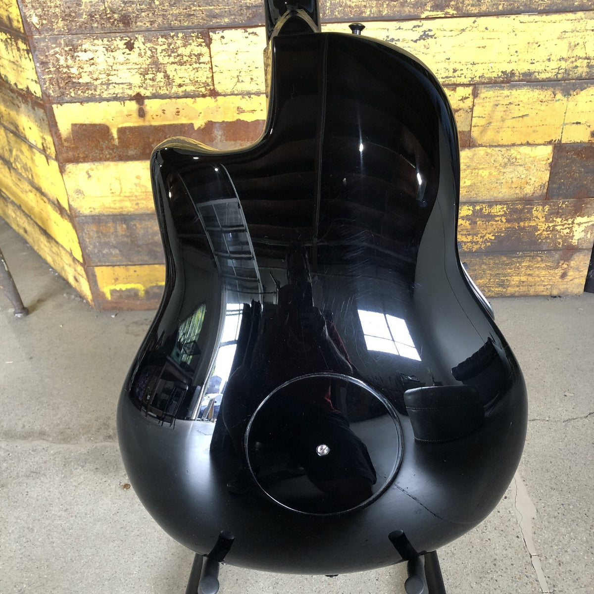2002 Ovation Adamas Q2 Graphite Acoustic/Electric Guitar - Owned by KK Downing of Judas Priest