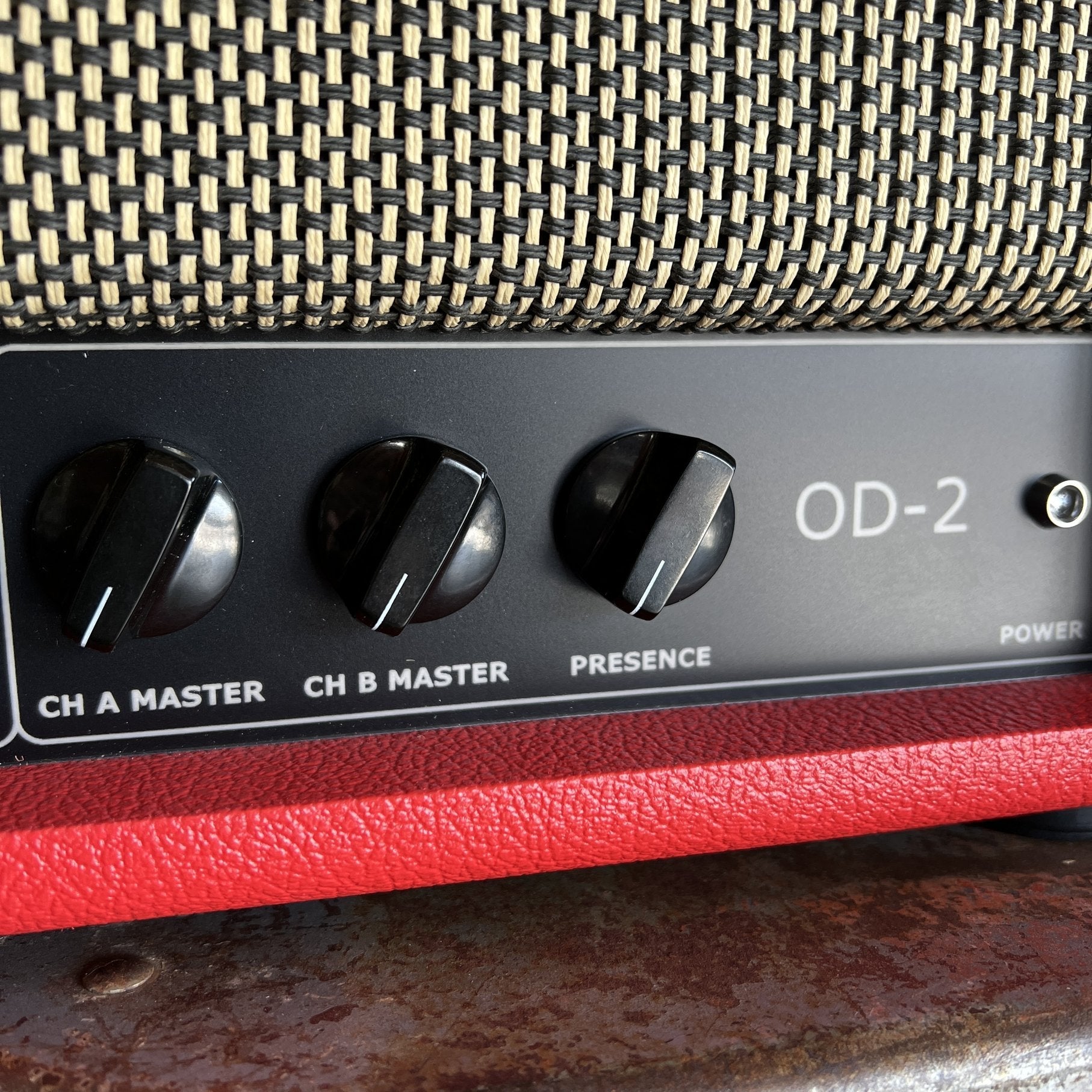 2013 Carol-Ann OD2 100W Guitar Amplifier Head - Red