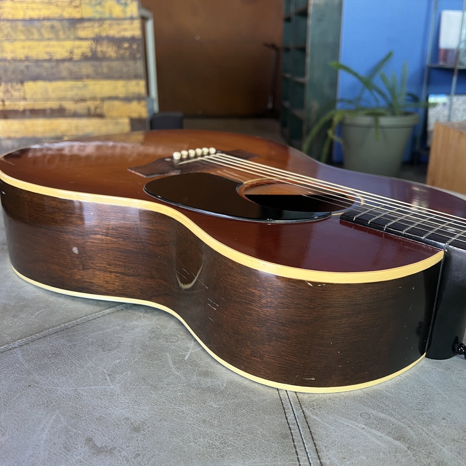 Vintage 1960-1962 Gibson LG-2 Sunburst – Player Grade X-Braced Acoustic with Pickup & Upgraded Fixed Bridge