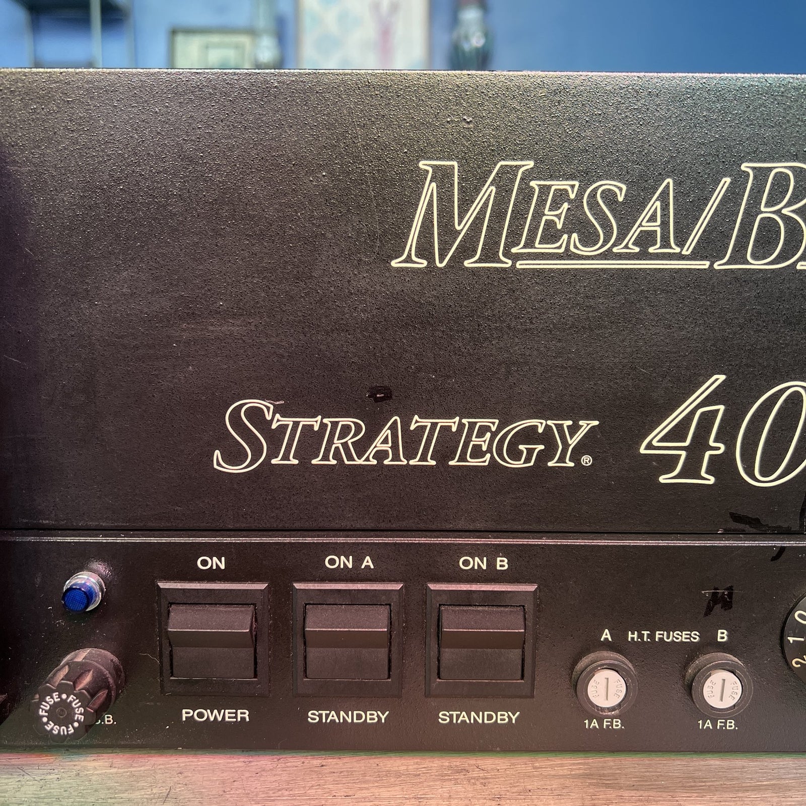 Mesa/Boogie Strategy 400 Stereo Tube Power Amp – Rare Version 3 (Front Presence)