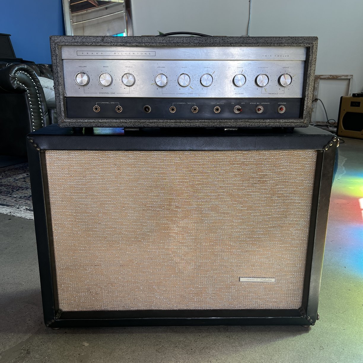 1965 Sears Silvertone Twin Twelve 1484