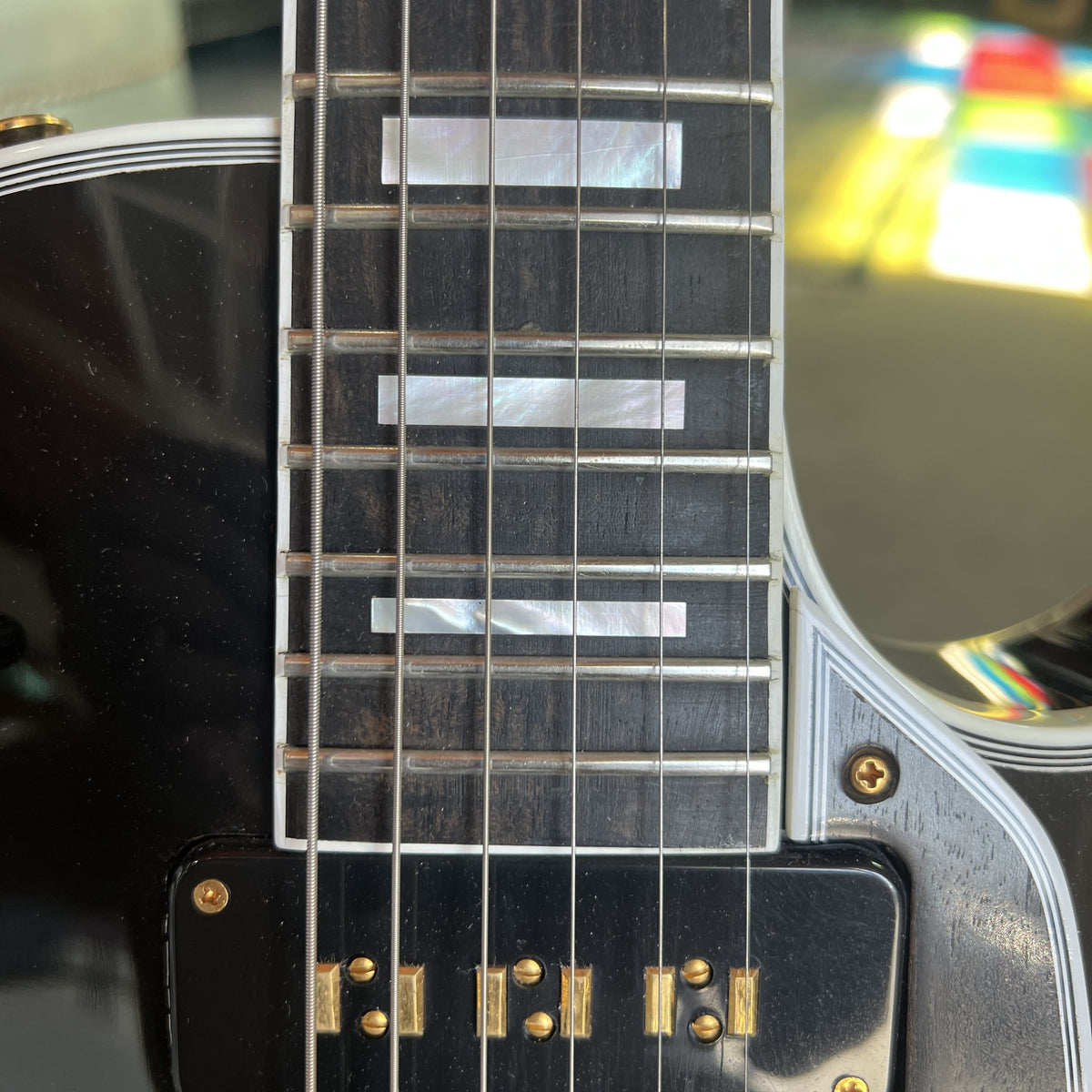 2014 Heritage H-157 Custom Limited Edition Electric Guitar (17 of 40) - Black