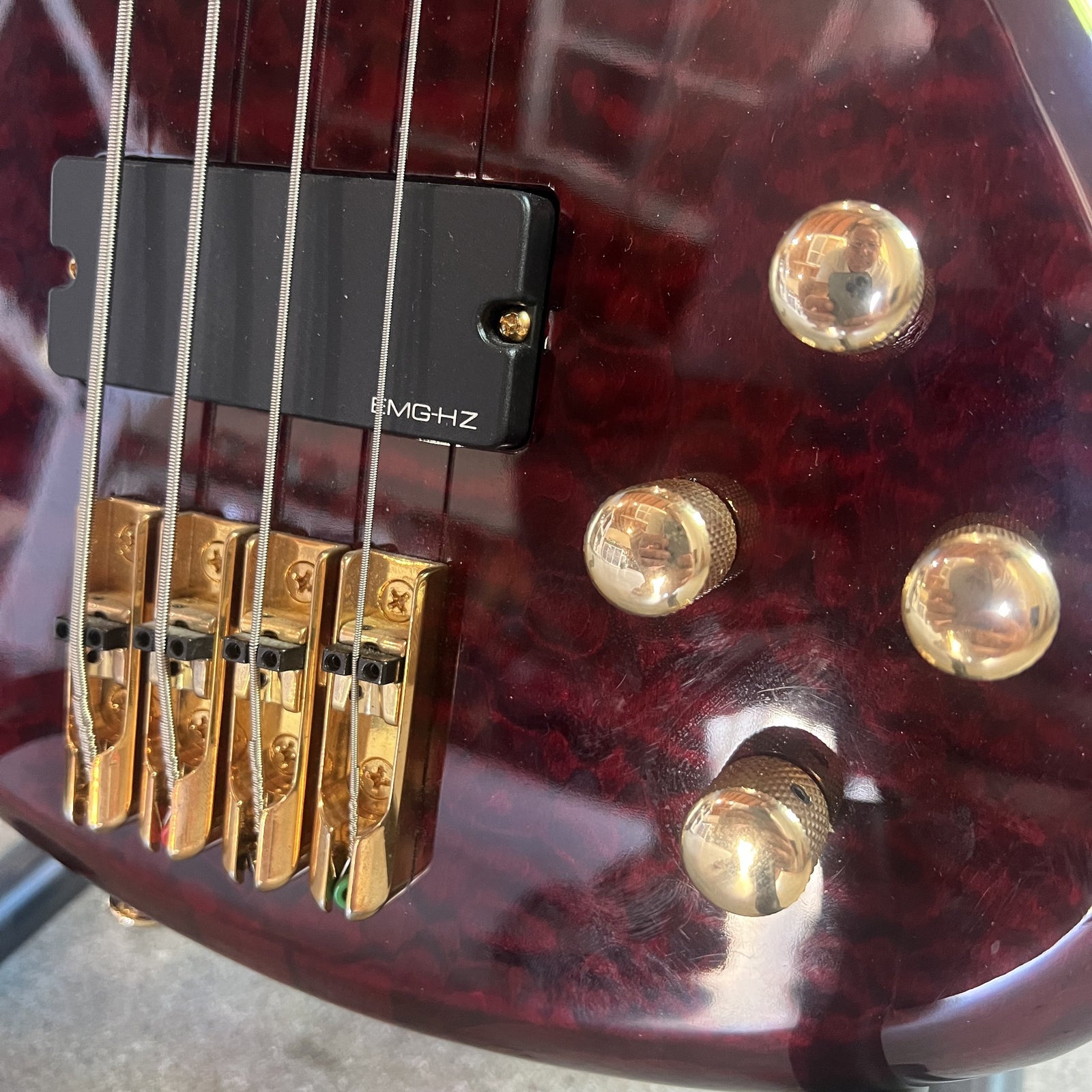 2007 Schecter Diamond Series Elite 4 Bass Guitar - Crimson Red (Crafted in South Korea)