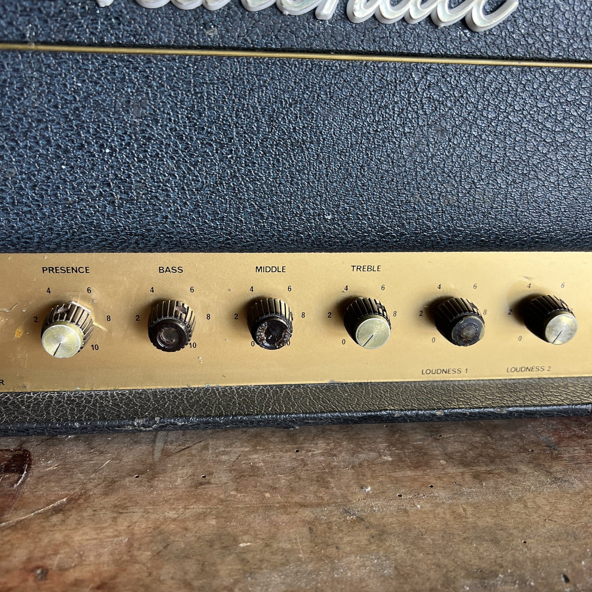 1967 Marshall JTM 50 "Black Flag" Plexi | Original Drake 784-128 & Vintage Tesla Blue Glass EL34s