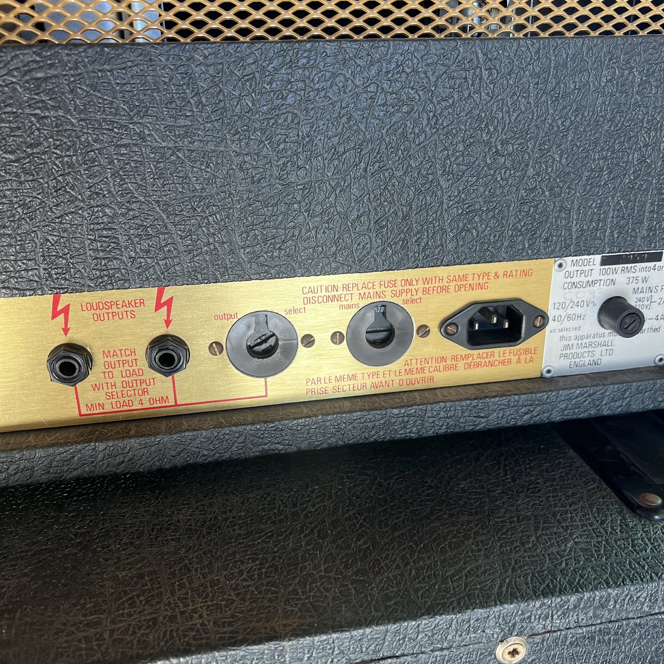 Ultra-Rare Marshall 1980 JMP 2959 100W Lead Head – The Super Lead with Reverb