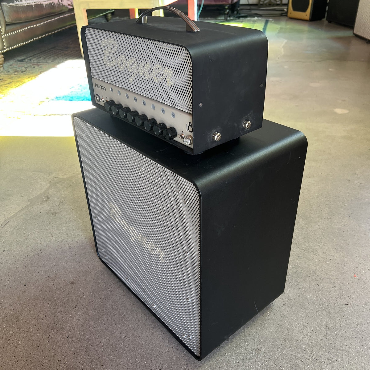 Bogner Atma 18/5/1-Watt 3-Channel Tube Head w/ 112AT Open Back Cabinet