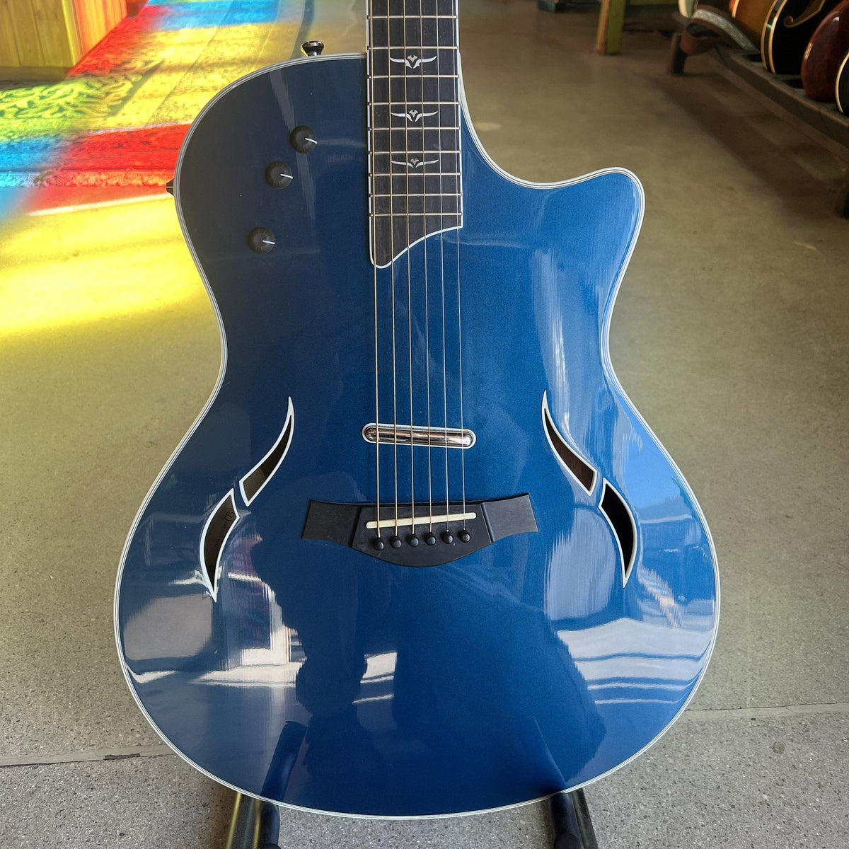 Taylor T5-C Thinline 5-Way - Blue Edgeburst
