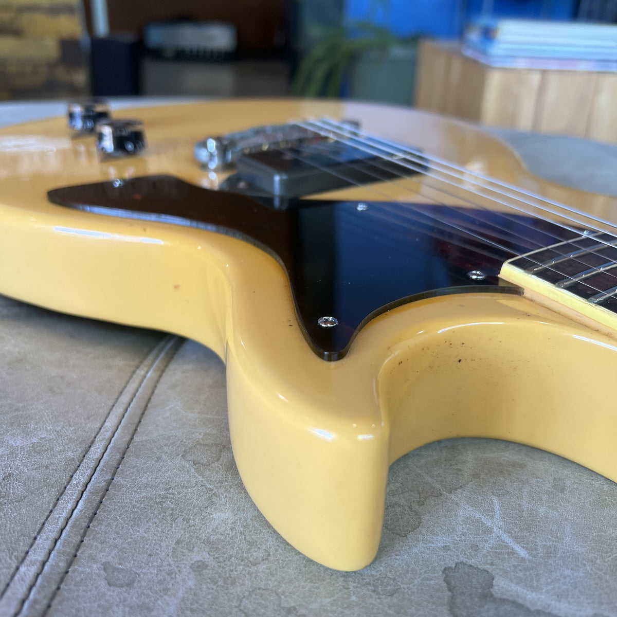 Vintage 1970s Ibanez "Lawsuit Era" Les Paul Junior Copy - TV Yellow (Set-Neck)