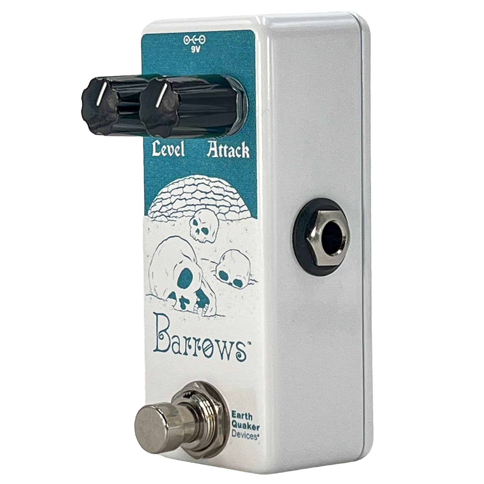 EarthQuaker Devices Barrows - Limited Edition Pearl White & Turquoise