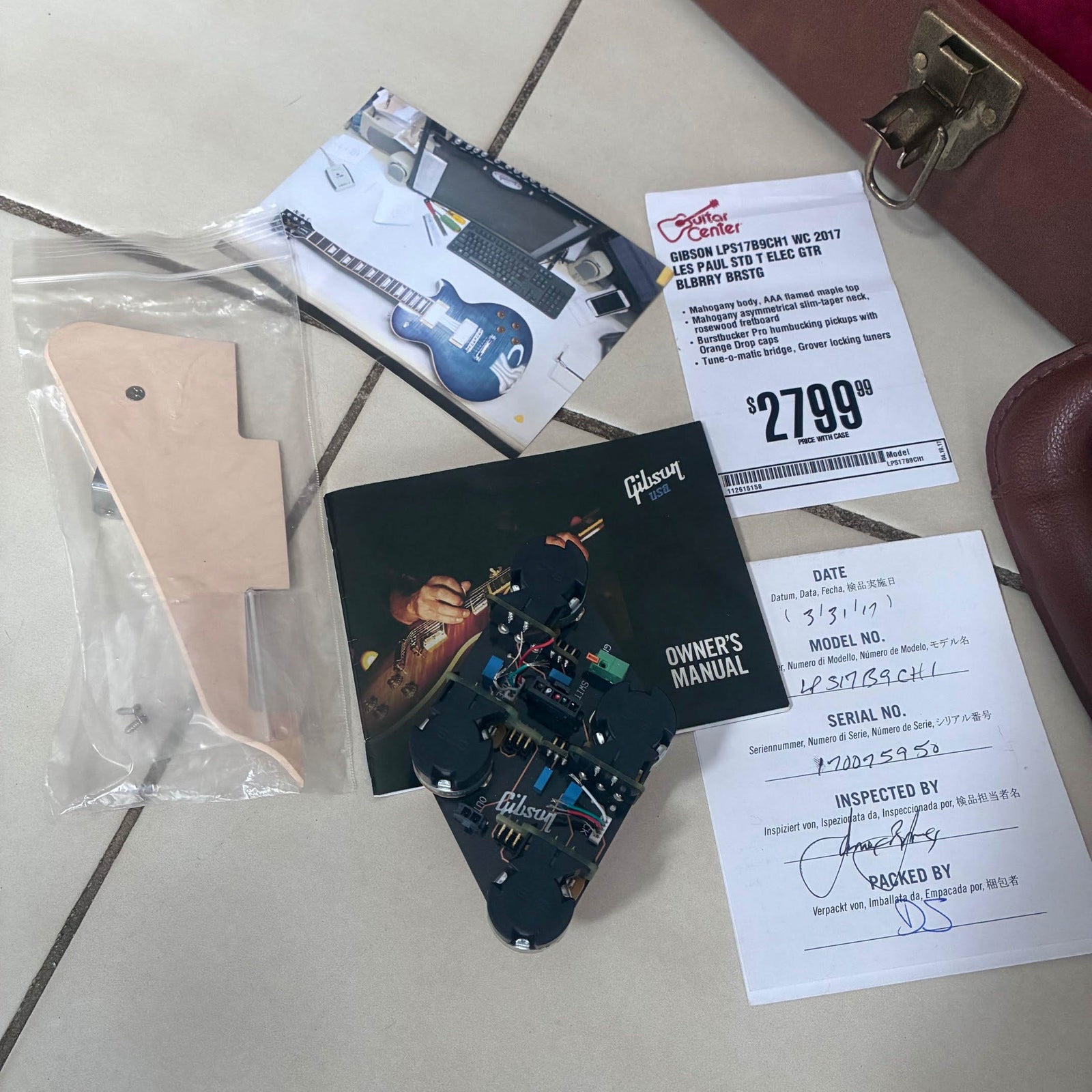 2017 Gibson Les Paul Standard T | Faded Blueburst | Upgraded Wiring & Modded