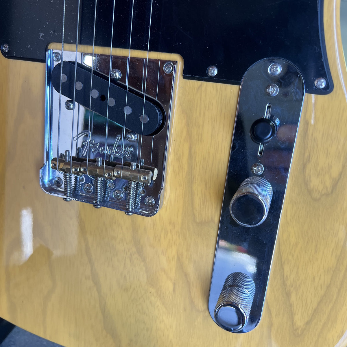 2017 Fender American Pro Telecaster body close up