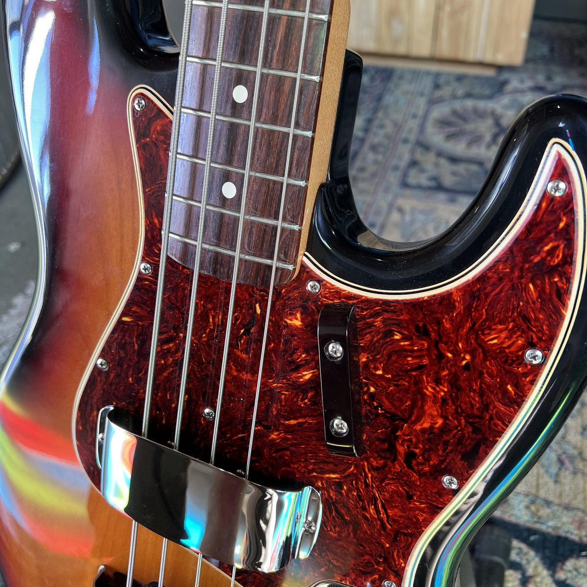 1994 Fender American Vintage '62 Jazz Bass Reissue – Rare "Stack-Knob" Edition (Sunburst/Rosewood)
