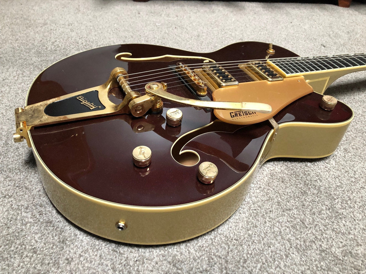 Gretsch 5420t electromatic guitar gold burgundy 135th anniversary