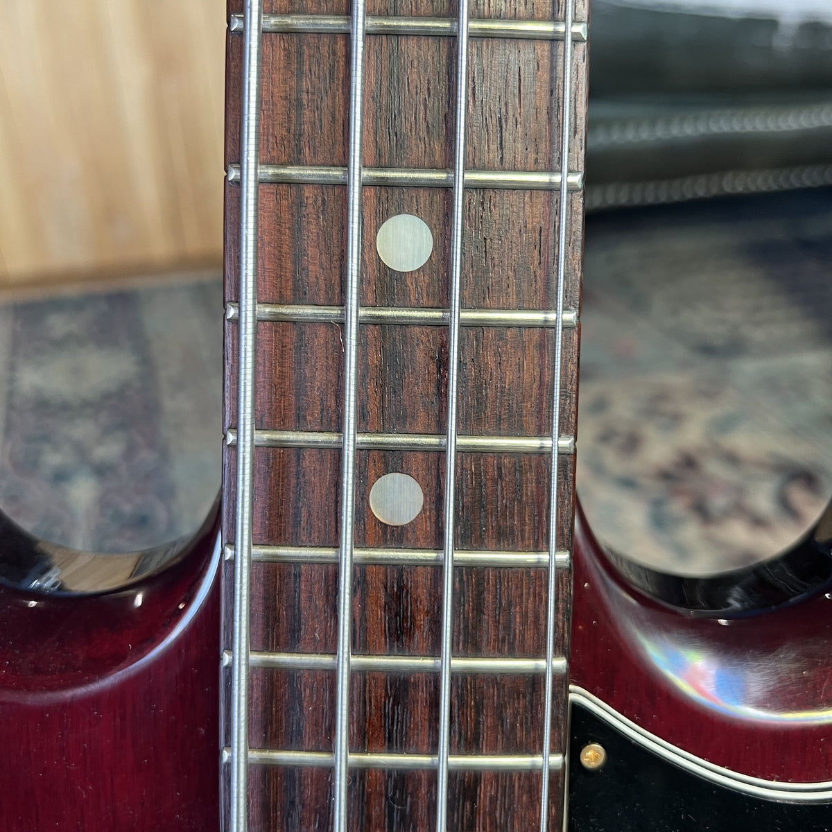 Vintage 1970s Greco EB420 Bass Guitar – Cherry Red (Made in Japan)