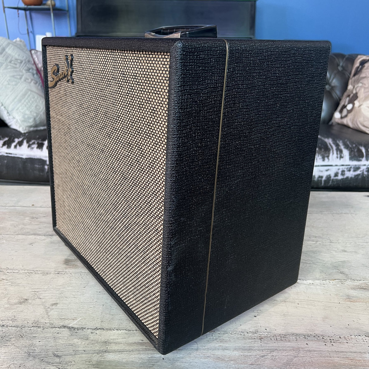 Swart MOD 84 15-Watt Tube Combo Amplifier – Black Tuxedo with Celestion Alnico Ruby