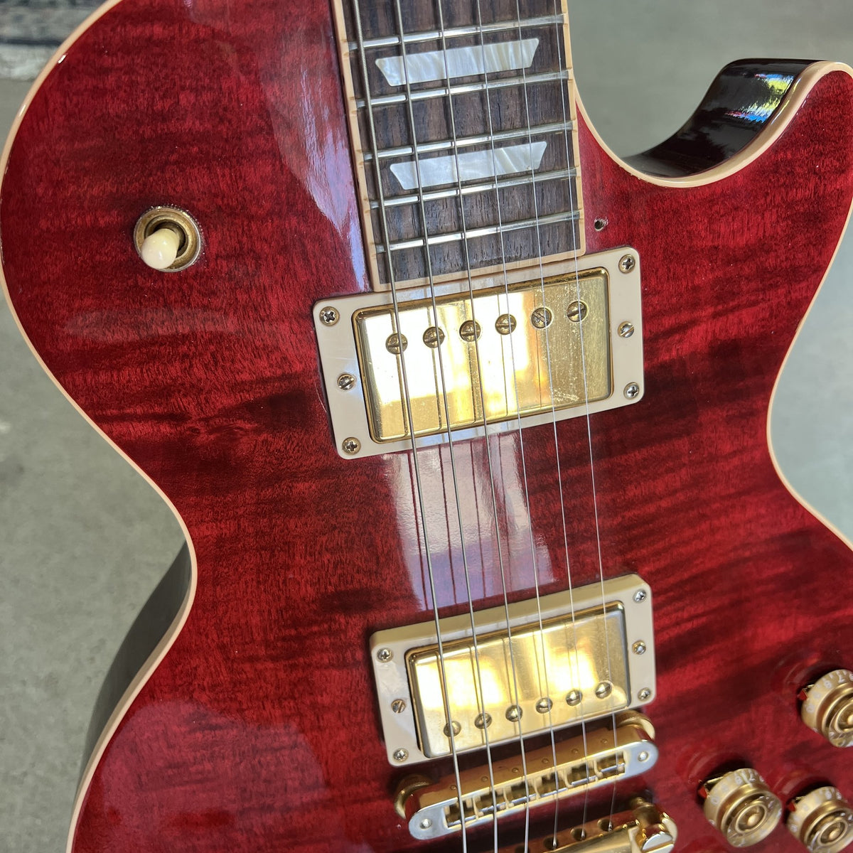 2006 Gibson Les Paul Standard Plus - Wine Red Flame Top