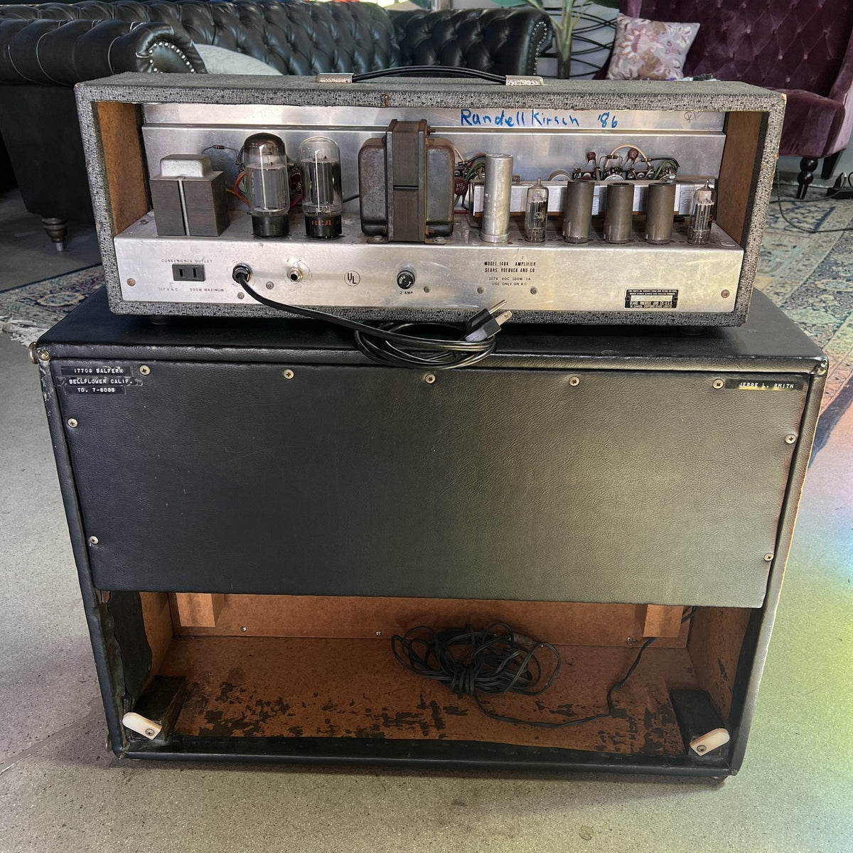 1965 Sears Silvertone Twin Twelve 1484