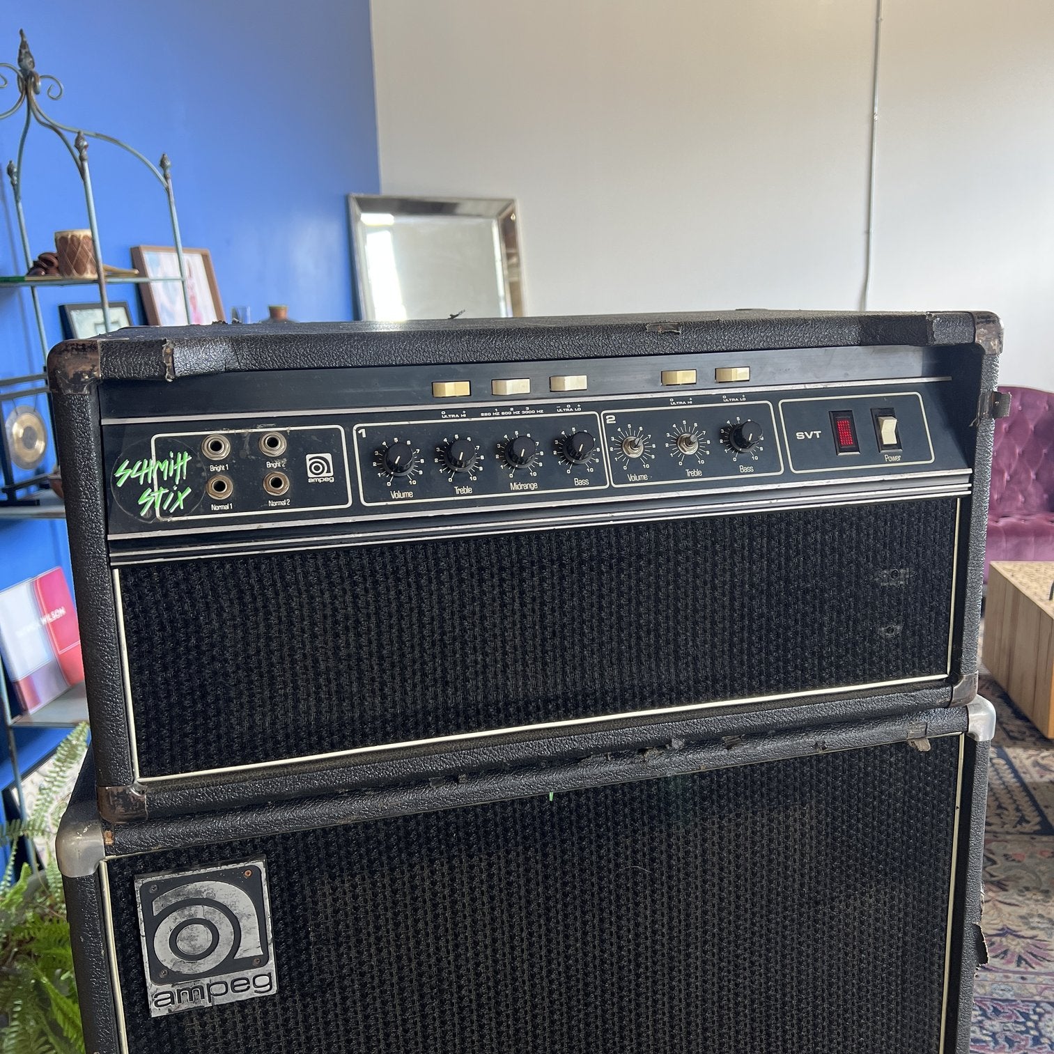1980s Ampeg SVT Amp & Cabinet