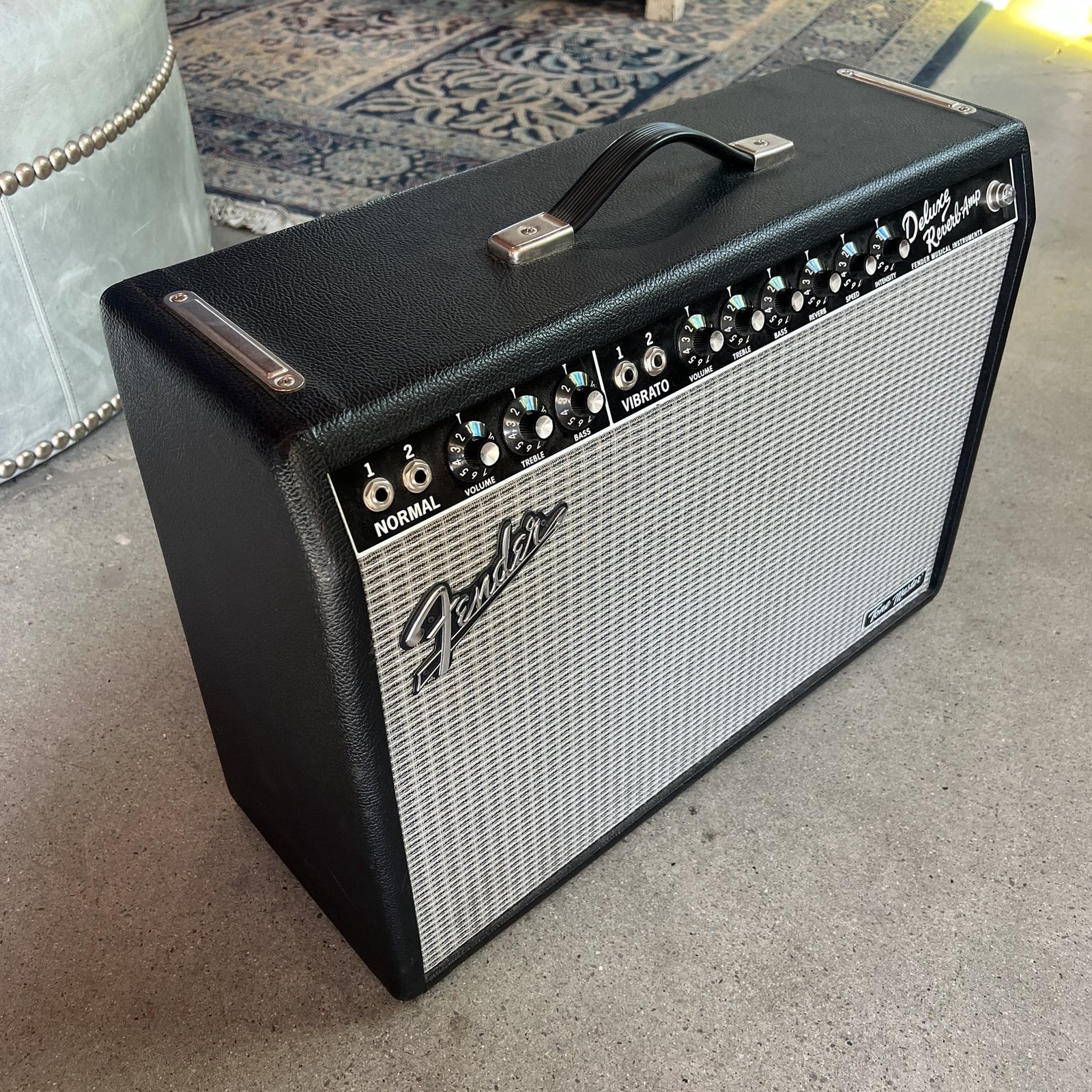 Used Fender Tone Master Deluxe Reverb Amplifier - Black | Cottonwood Music Emporium