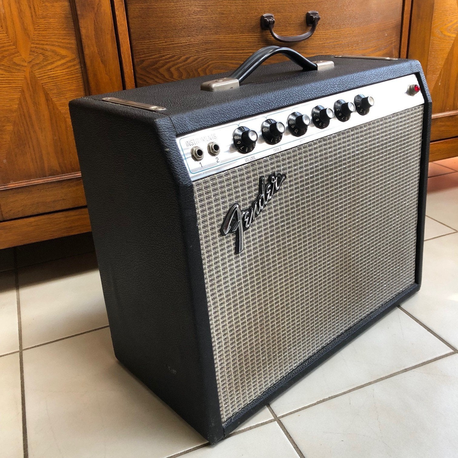 Vintage 1973 Fender Princeton Reverb Guitar Amplifier