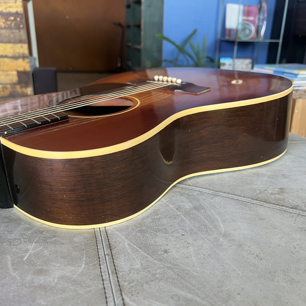 Vintage 1960-1962 Gibson LG-2 Sunburst – Player Grade X-Braced Acoustic with Pickup & Upgraded Fixed Bridge