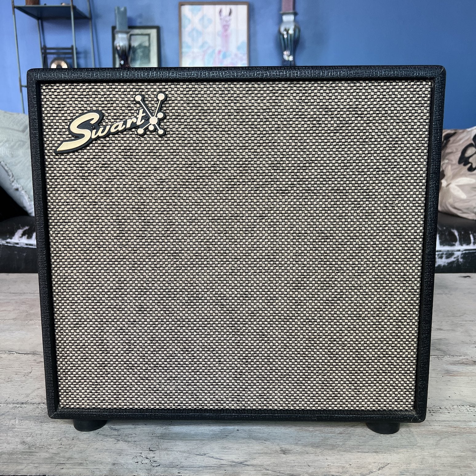 Swart MOD 84 15-Watt Tube Combo Amplifier – Black Tuxedo with Celestion Alnico Ruby