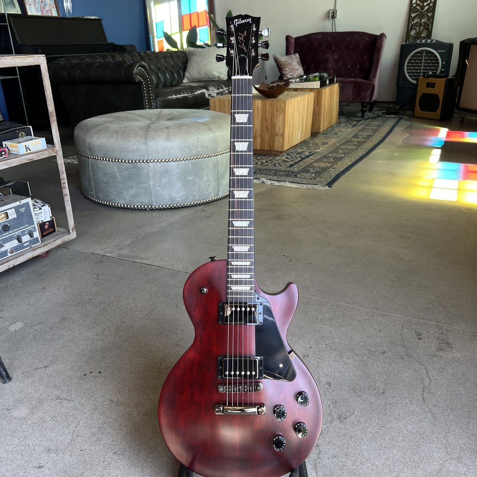 2023 Gibson Les Paul Modern Studio - Wine Red Satin