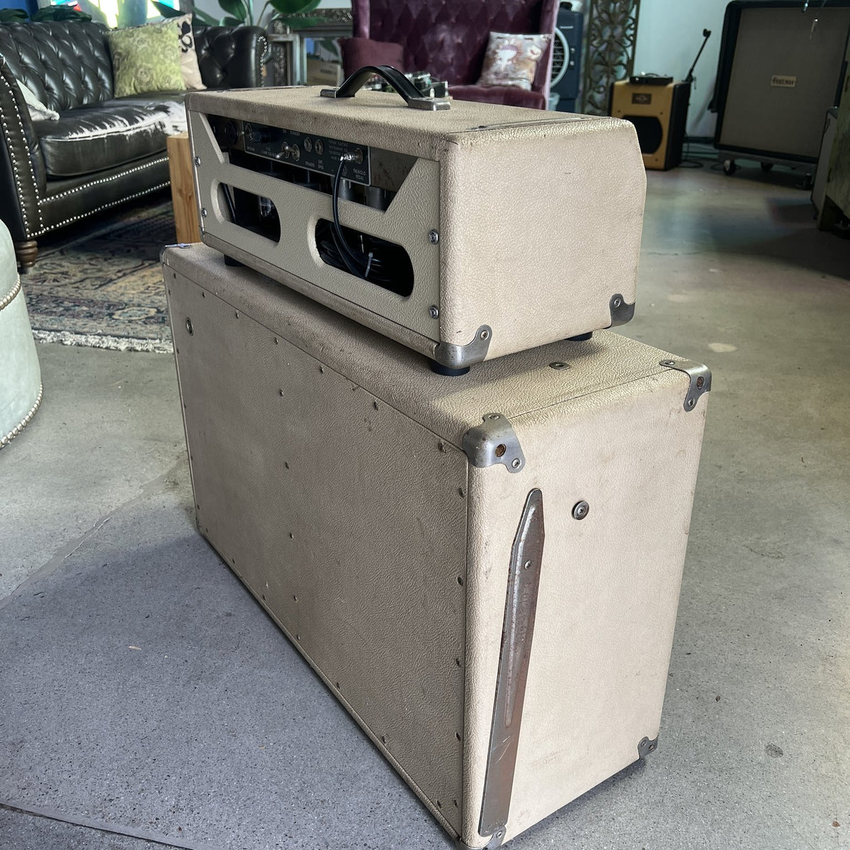 Vintage 1964 Fender Bandmaster w/2x12 Cabinet - Blonde