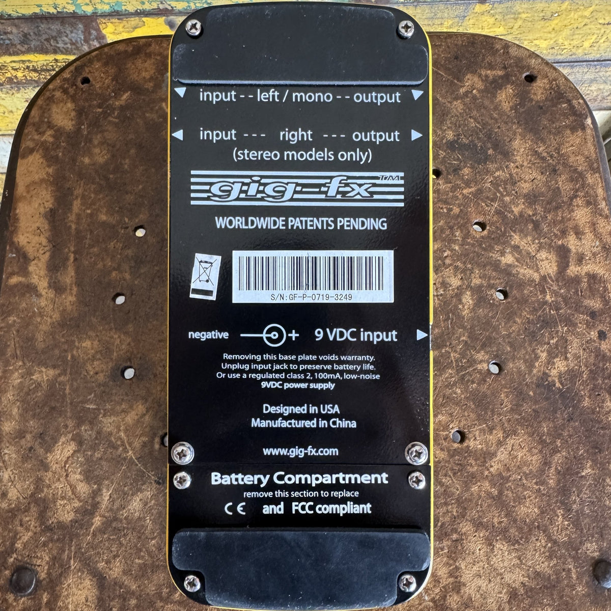 Gig FX VOD Variable Overdrive