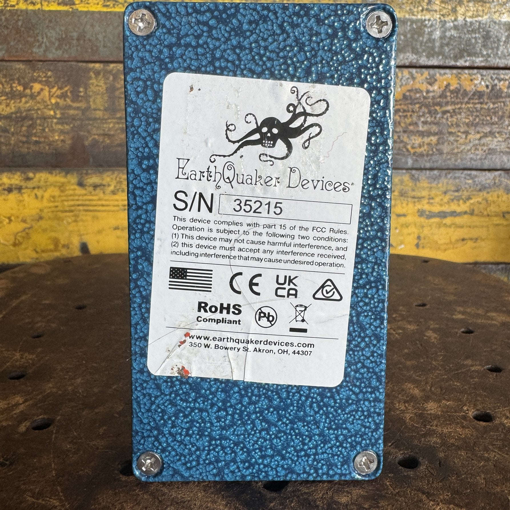 EarthQuaker Devices Dispatch Master - Cottonwood Special Hammertone Blue Colorway