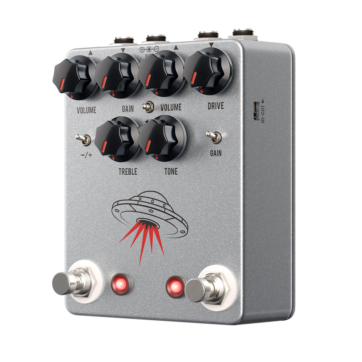 JHS The Wanderer Top-Mounted Jacks and Power Input - Independent FX Routing