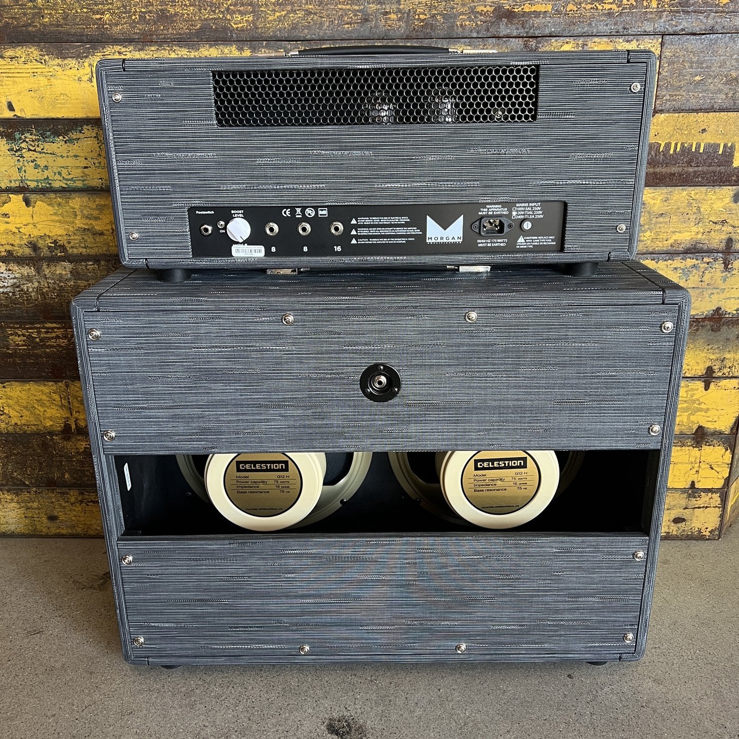 Morgan Amps MVP66 Head & Matching 2x12 Cabinet – Twilight Finish (Excellent Condition)