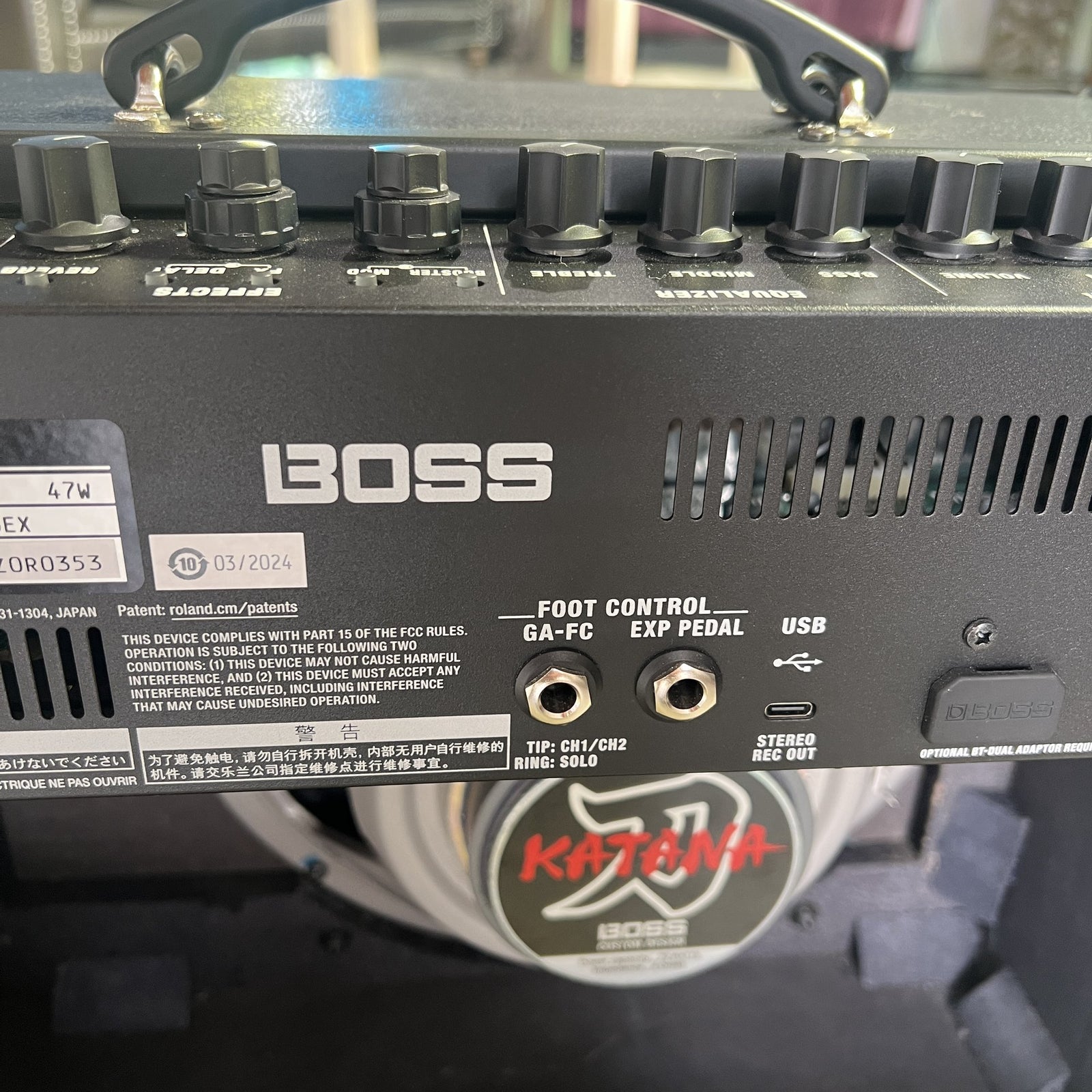 BOSS Katana 50EX Gen 3 Guitar Amplifier